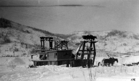 Yukon Gold Company Dredge No. 1, 1913.