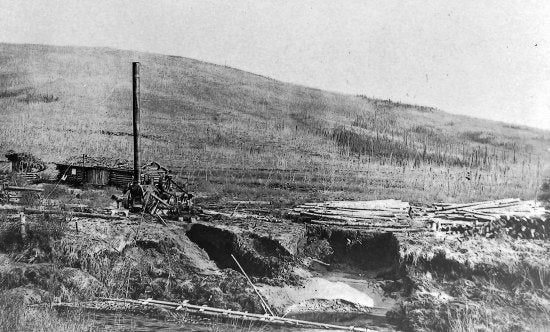 Drilling Camp at Cruger Concession, c1912.
