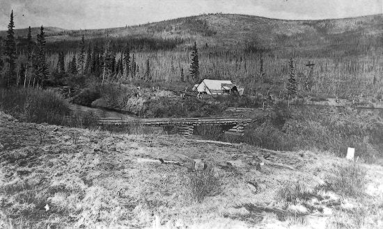 Drilling Camp at Cruger Concession, c1912.
