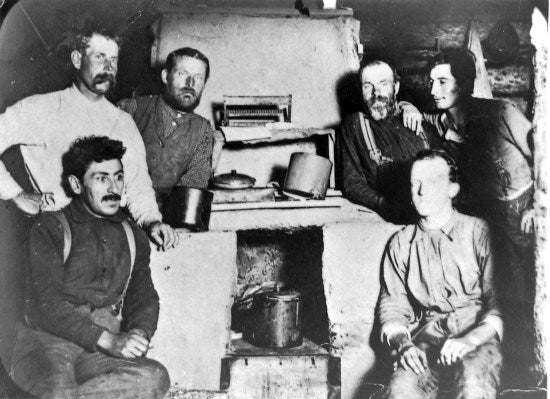 Survey Party, Sixty Mile, c1900.