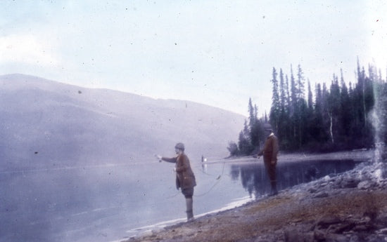 Fishing, c1940.