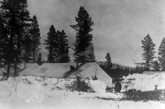 White Pass & Yukon Route Railway Camp Hospital, c1915.
