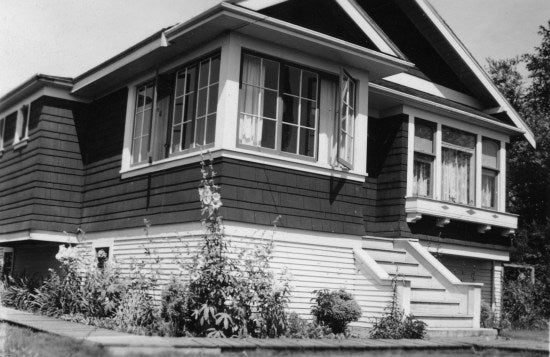 Gertrude MacFarlane's Home in Vancouver, 1950.