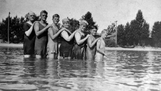 Group Portrait in the Water, August 1919.