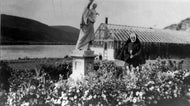 Gardens and Greenhouse, St. Mary's Hospital, c1948.