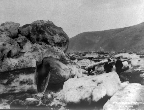 At the Break-up on the Yukon May 15, 1905.