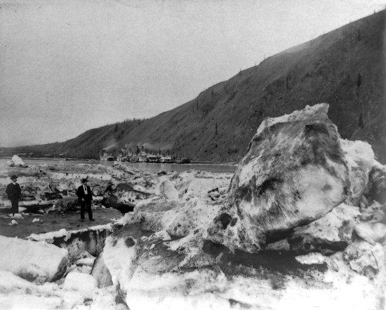 Ice Washed on Klondike Bar May 15, 1905