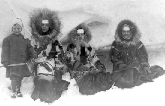 Group Portrait in Parkas, c1910.