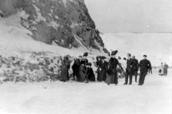 Ice Skating, c1915.