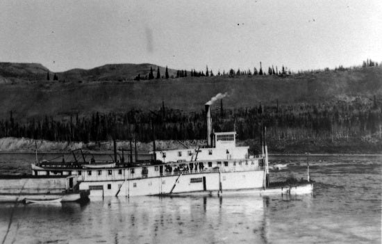 The Sinking of the SS Dawson at Rink Rapids, October 13, 1926.
