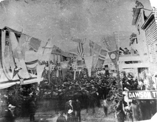 Dominion Day, Bonanza Townsite, 1904.