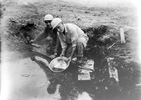Panning for Gold under the Palace Grand Theatre, 1961.