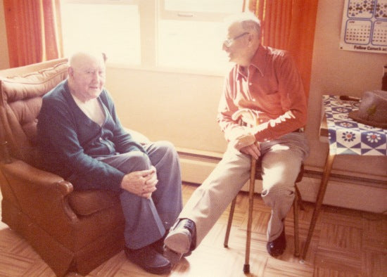 Pete Brady and J.E. Kingsley, c1975.