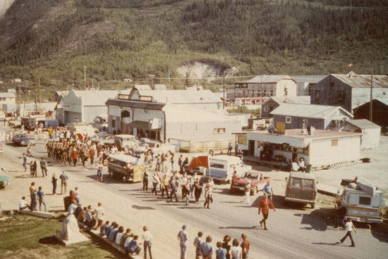 Centennial Day Dawson City, YT, 1973.