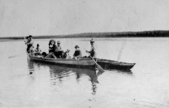 Travelling by Canoe, n.d.