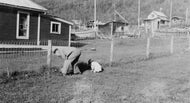 Working in the Garden, c1930.