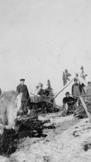 Winter Camp, c1915.