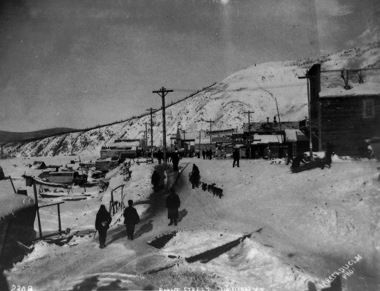 Front Street Dawson City, c1900.
