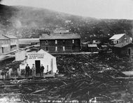 Ruins of McLennan McFeely & Company's Store, c1900.
