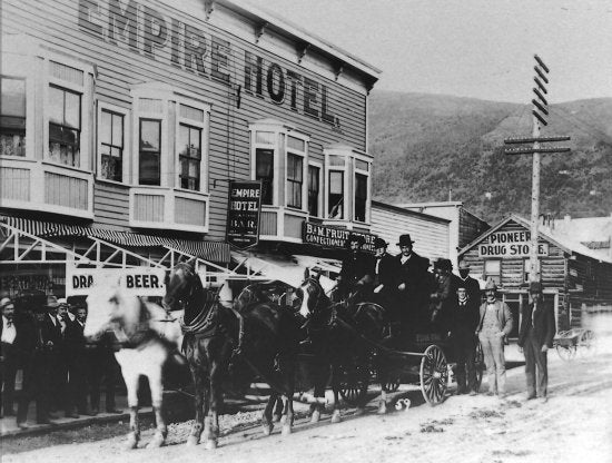 St. Louis Stage at Dawson City, c1903.