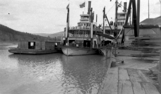 Sternwheelers Whitehorse and Yukon, c1937..