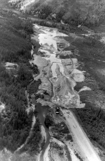 Goldmark Mineral on Thistle Creek, 1984.