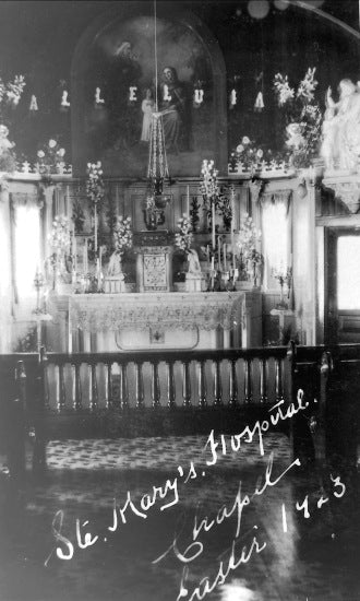 St. Mary's Hospital Chapel, 1923.