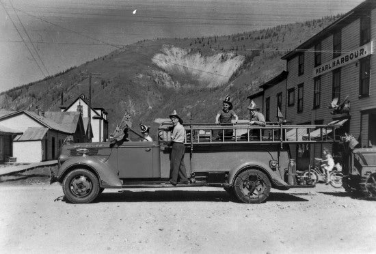Dawson City Fire Department Fire Engine, c1940.