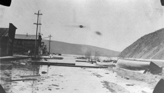Front Street Dawson City, May 1925.