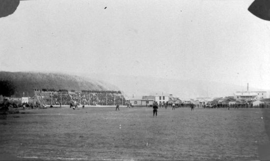 Baseball Game at Minto Park, 1900.
