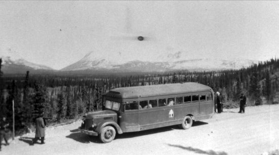 Travelling to Dawson City, 1949.