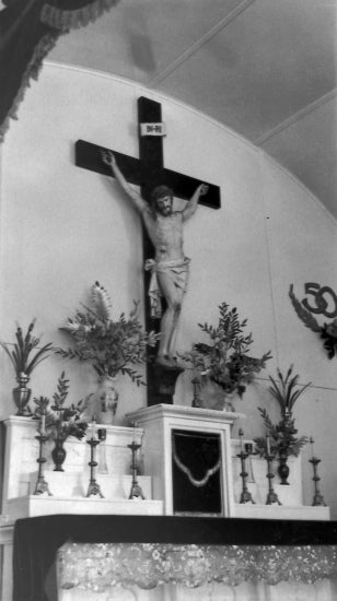 St. Mary's Church Altar, c1900.