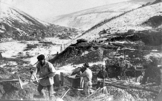 Mining On Skookum Hill, c1900.