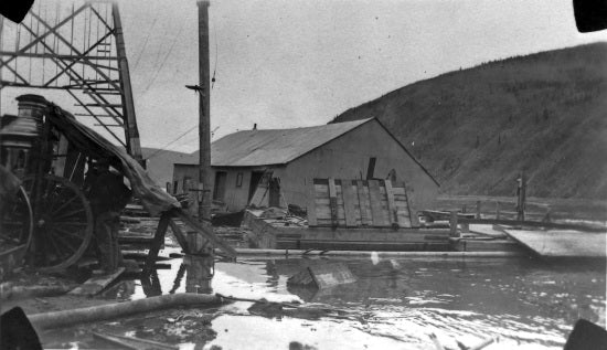 Klondike Mines Railway Warehouse, May 1925.