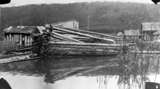 Mrs. Cross' Cabin Floating South, May 1925.