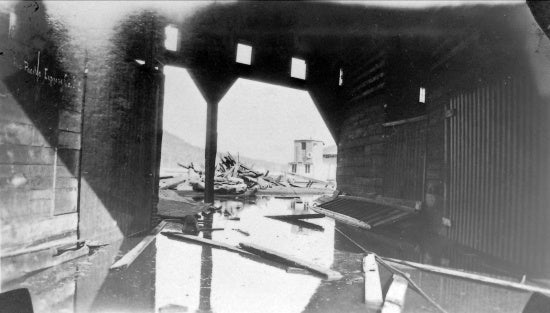 White Pass Dock, Dawson City, May 1925.