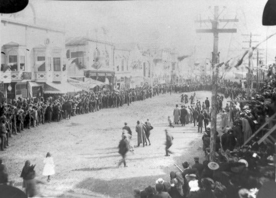 Street Scene, Dawson City, 1905.