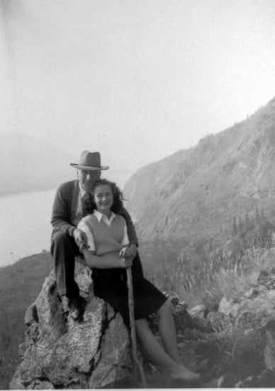 Frank Adami and Fran Hakonson, c1947.