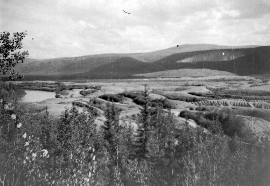 Tailing Piles in the Klondike Valley, c1960.