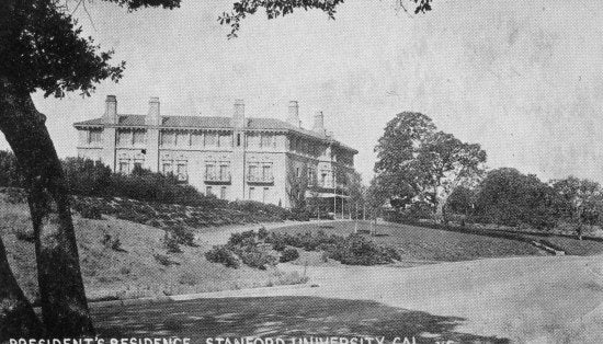 President's Residence, Stanford University, 1923.