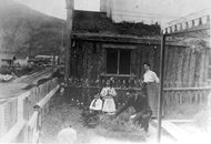 In the Garden, c1900.