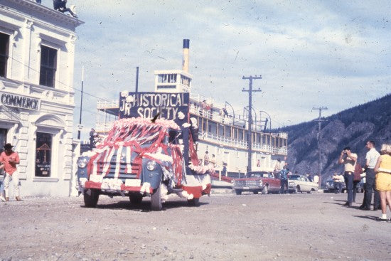Junior Historical Society Float, Discovery Day Parade, 1967.