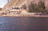 Raft Race, Klondike River, Discovery Days, 1969.