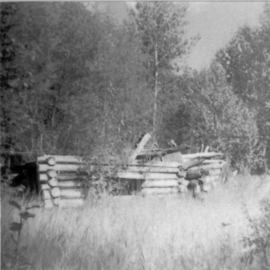 Cabin Remains on Sixty-Mile Island, c1970.