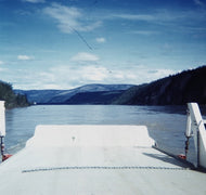 Dawson City from the Deck of a Ferry, c1962.