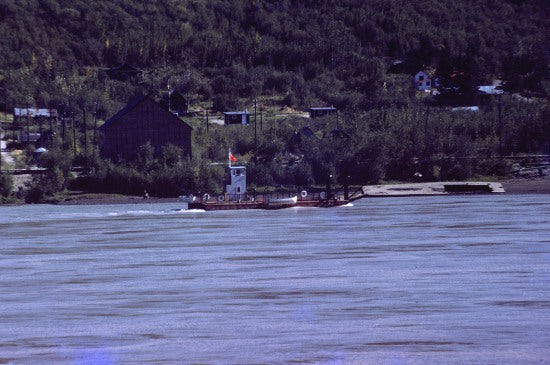 McQuesten Ferry, Dawson City, 1962.