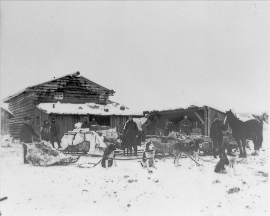 Roadhouse and Freighters, c1899.