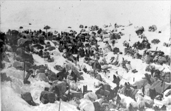 Chilkoot Summit May 13, 1898.
