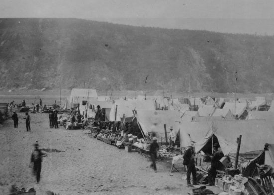 Cheechakos Selling their Outfits at Dawson City, 1898.