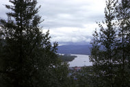 Dawson City from the Old Dome Road, c1967.